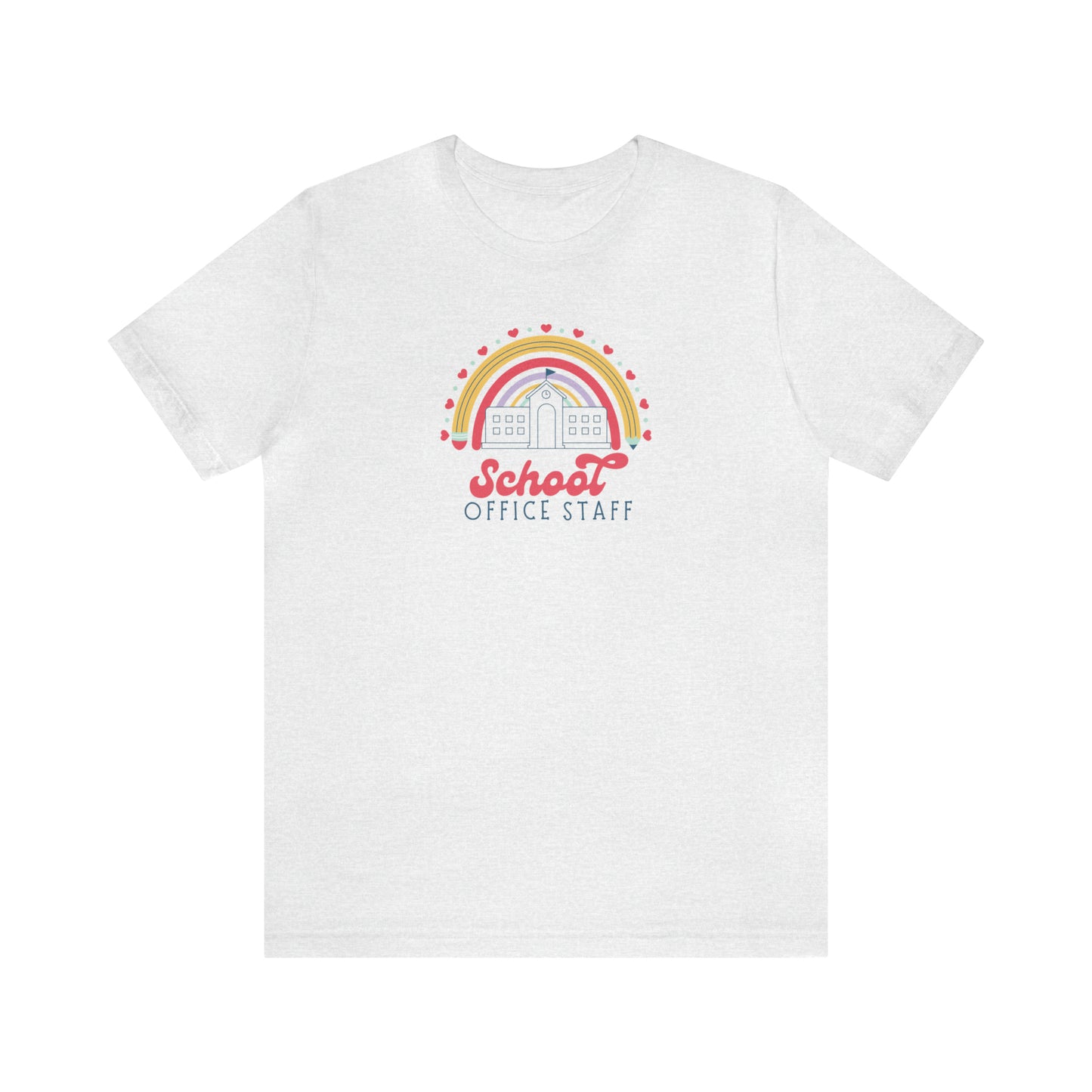 School Office Staff Rainbow Tee