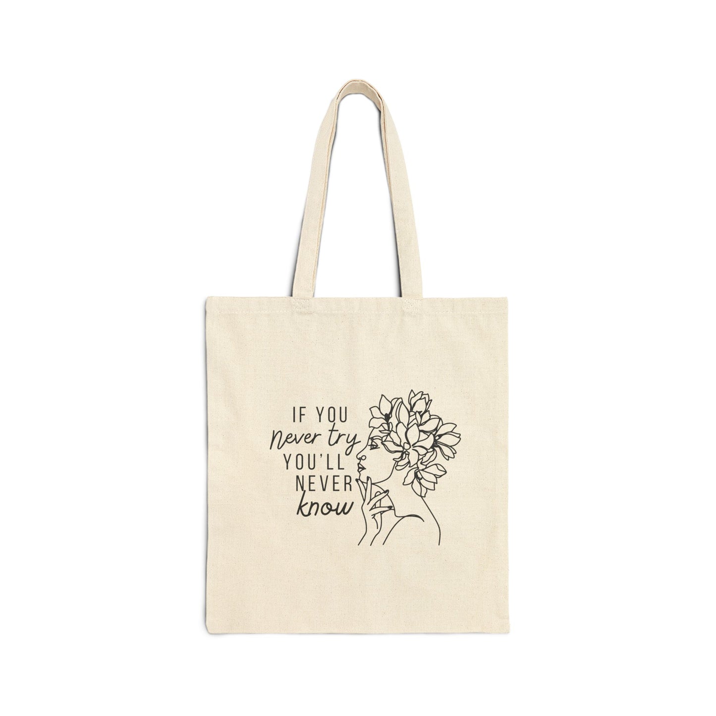 You Matter Try Cotton Canvas Tote Bag