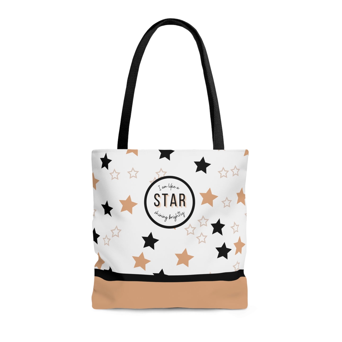 LDS Christian Scripture Church Baptism Kids Tote Bag Star Shining Brightly