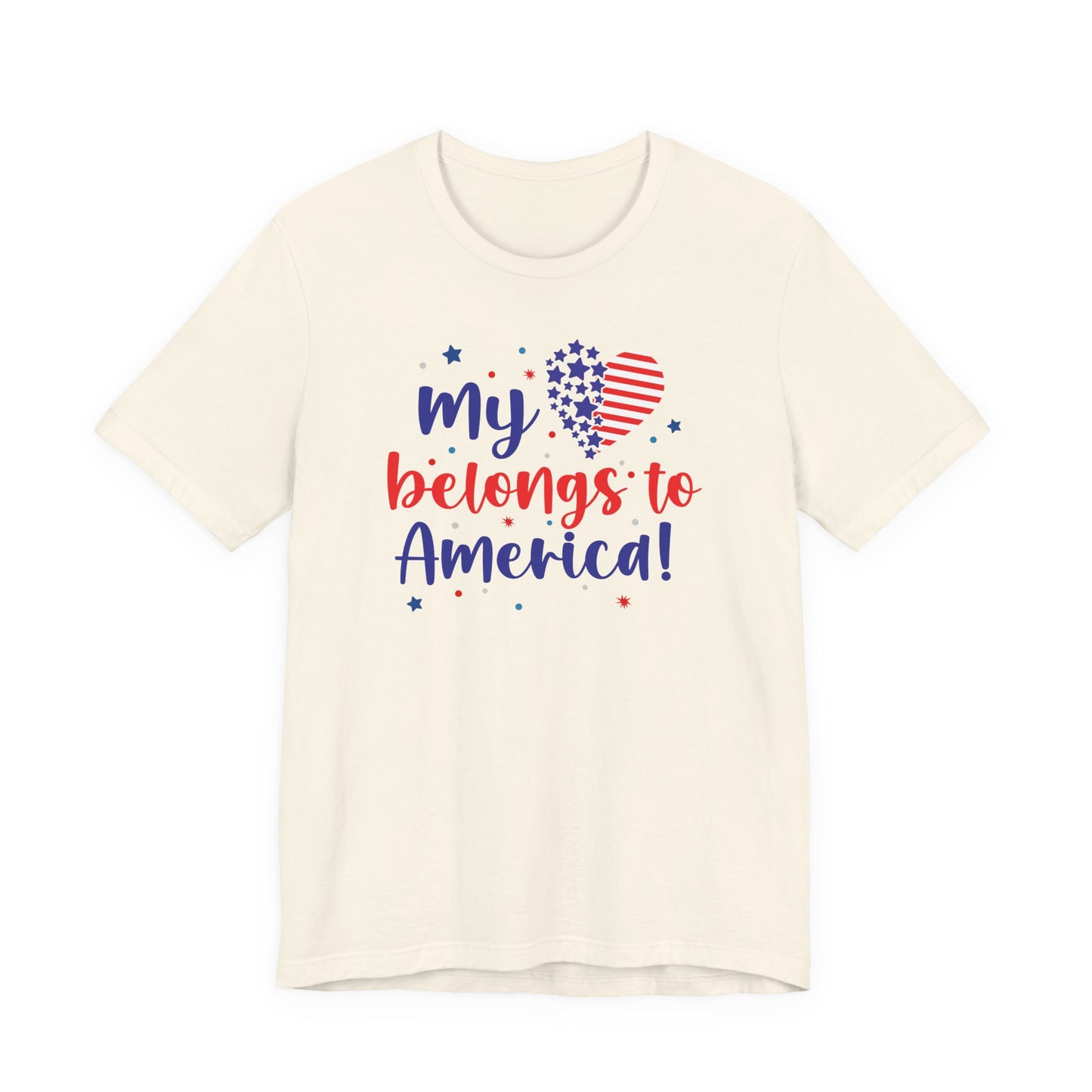 Patriotic My Heart Belongs to America T-Shirt