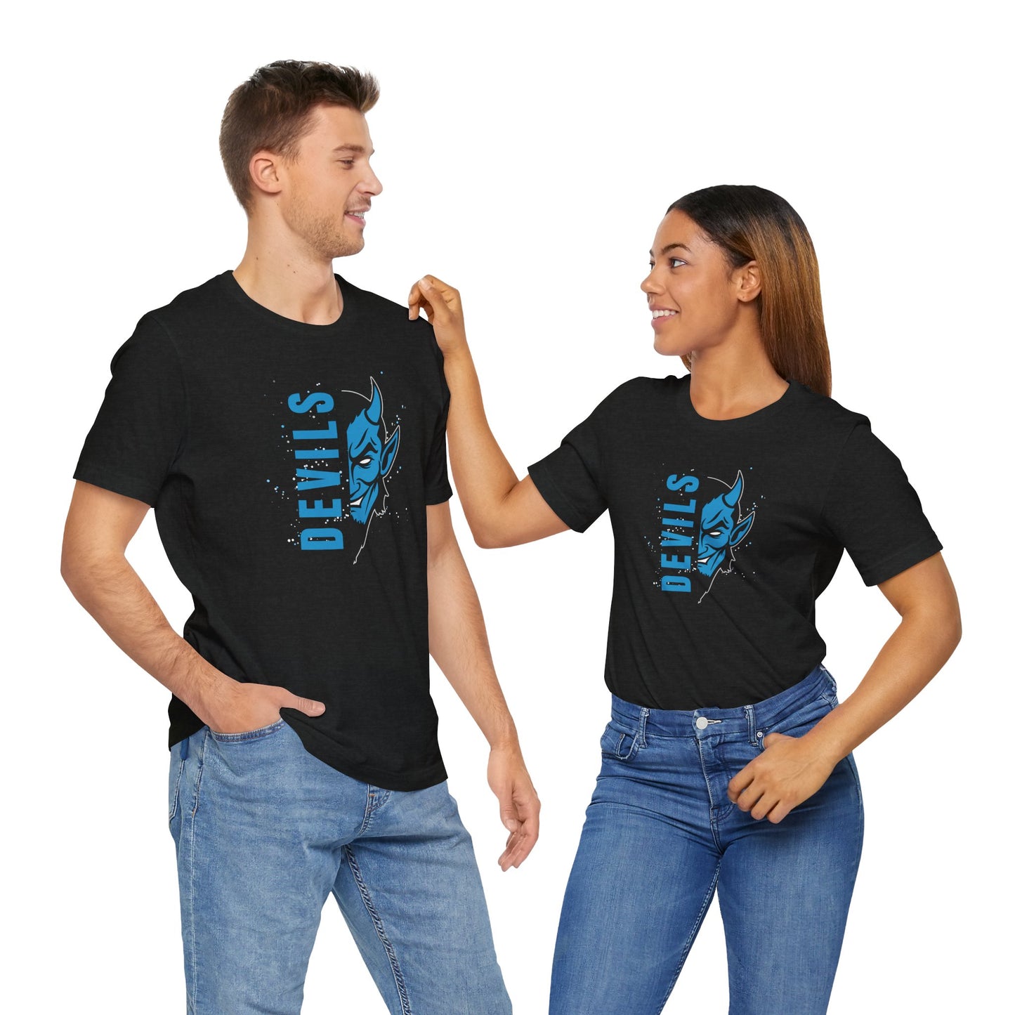 Devils Mascot Unisex Short Sleeve T-Shirt