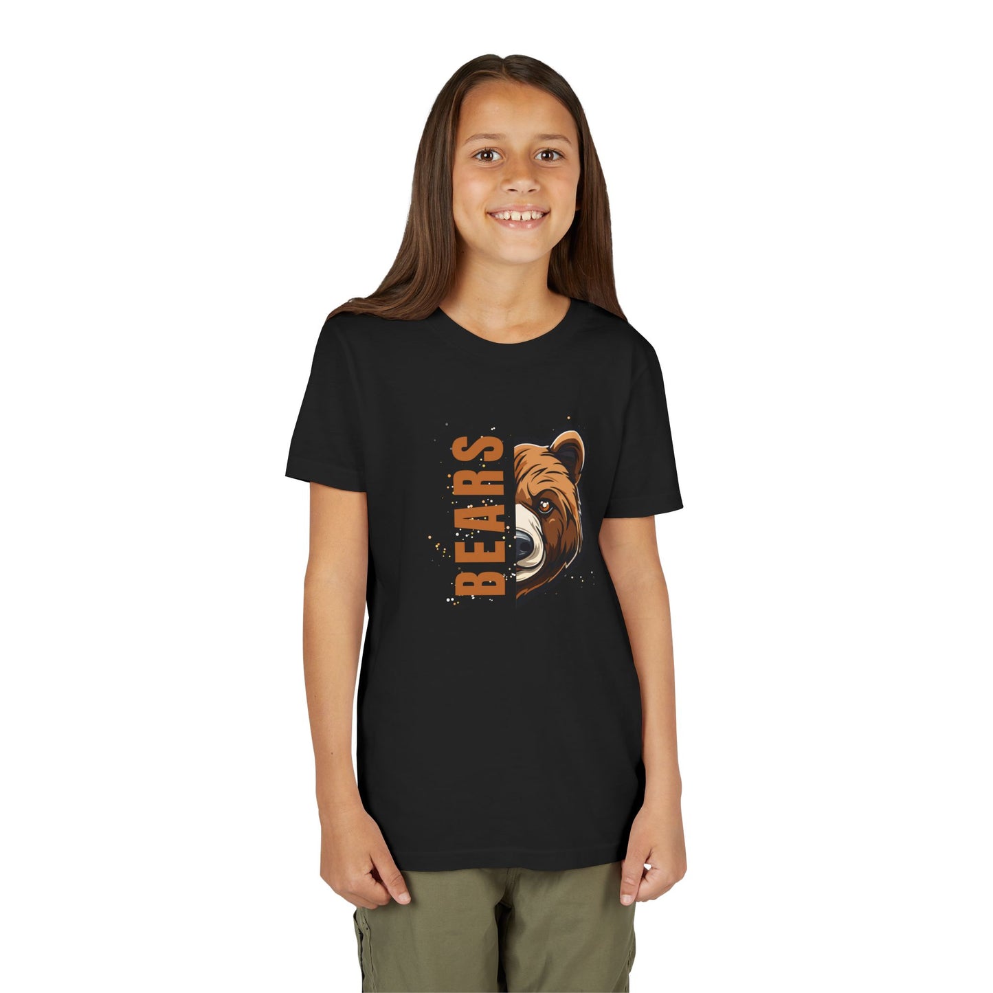 Youth Short Sleeve T-Shirt - Team School Bears Lions Print