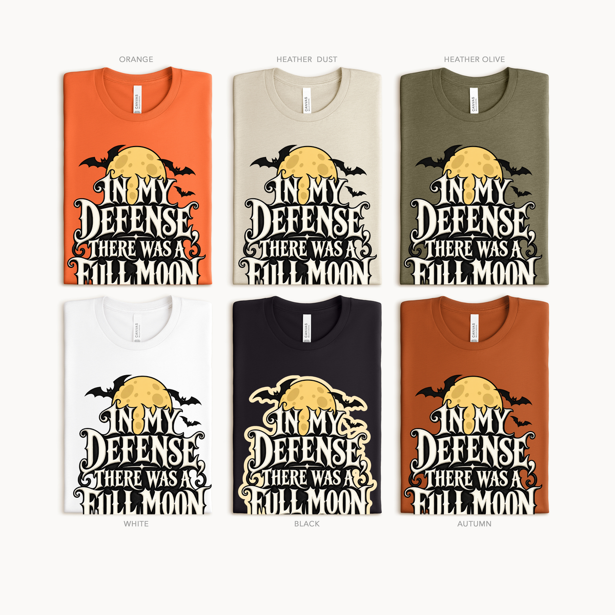 Halloween In my Defense it was a Full Moon Adult/Youth Light Weight Shirt