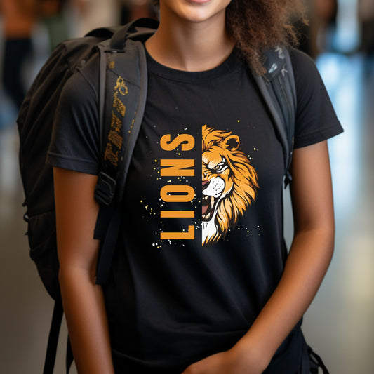 Lions Mascot Unisex Short Sleeve T-Shirt