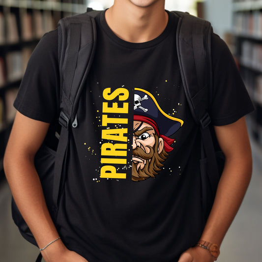 Pirates Mascot Unisex Short Sleeve T-Shirt