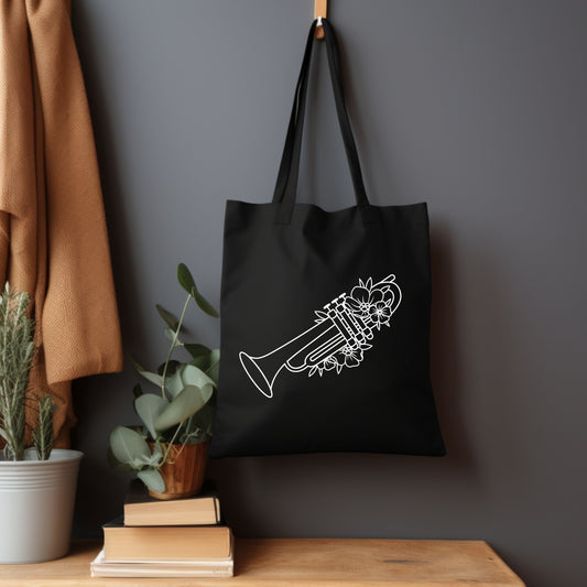 Music Trumpet Tote Bag