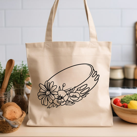 Music Tambourine Tote Bag