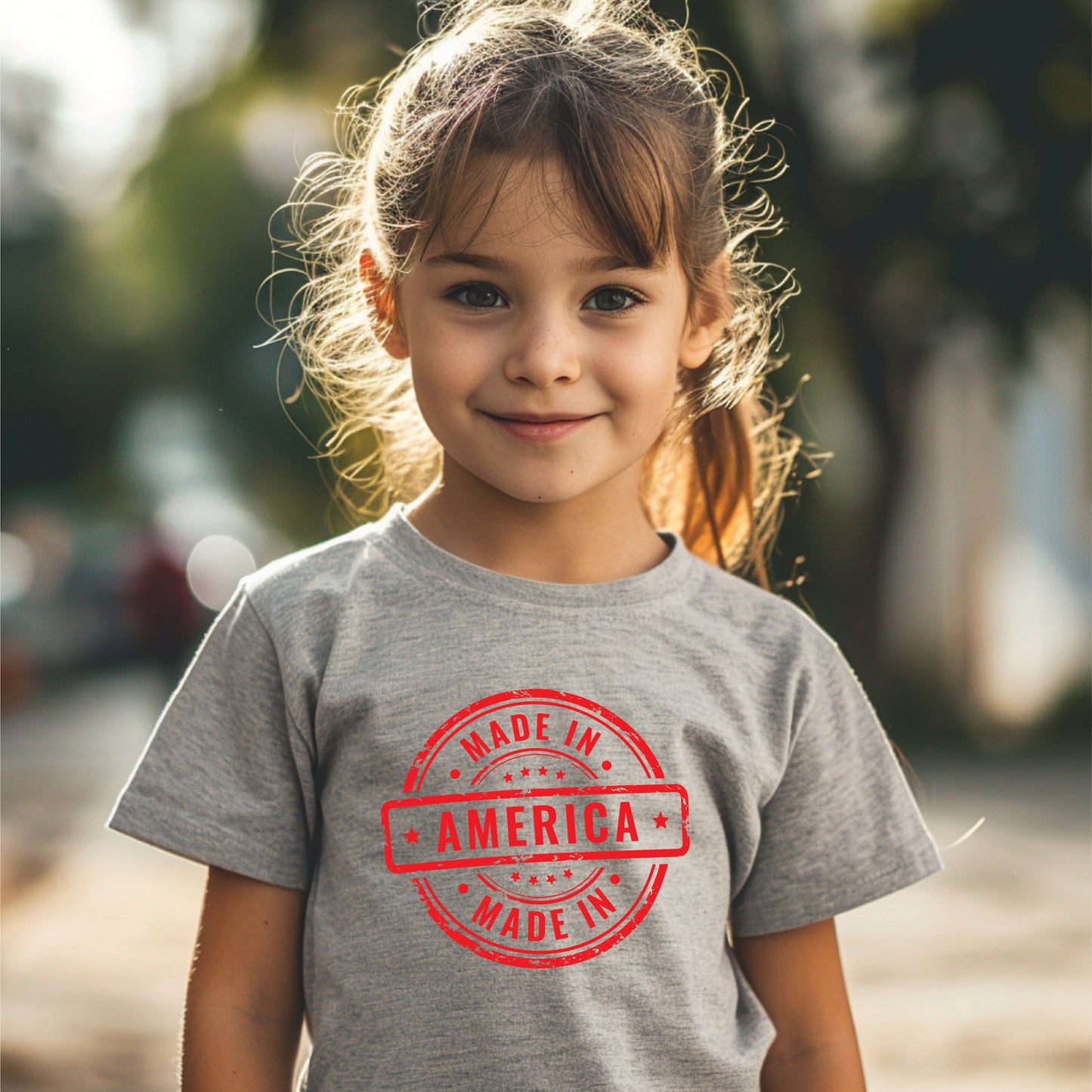 Patriotic Made in America Youth Tee