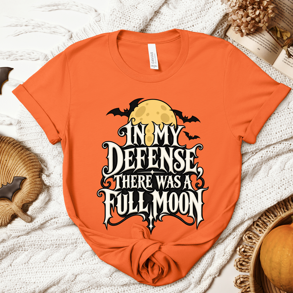 Halloween In my Defense it was a Full Moon Adult/Youth Light Weight Shirt