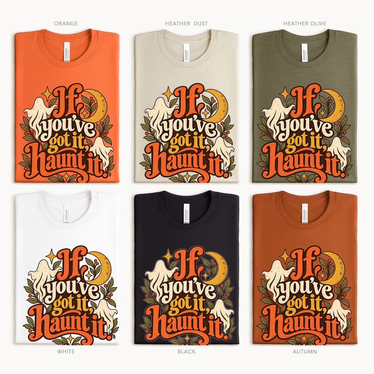 Halloween If you got it Haunt it Boho Adult/Youth Light Weight Shirt