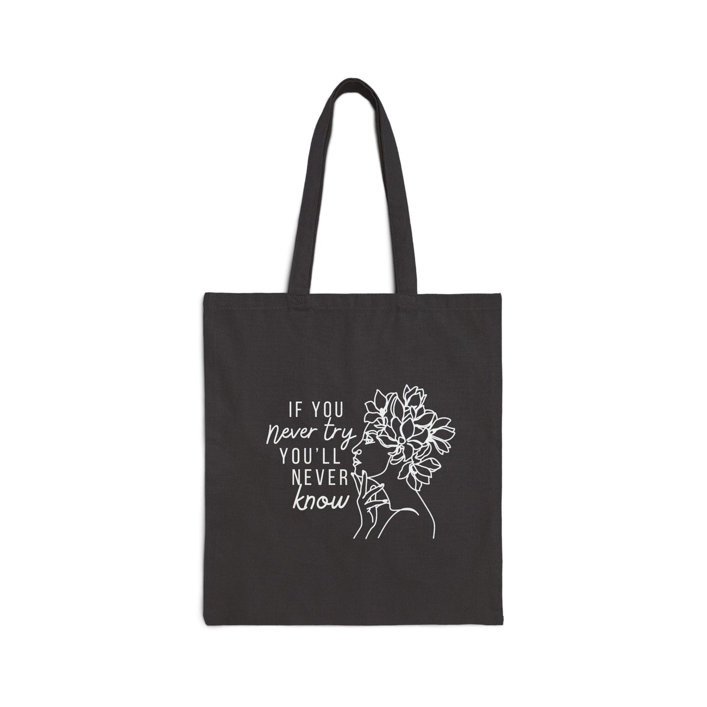 You Matter Try Cotton Canvas Tote Bag