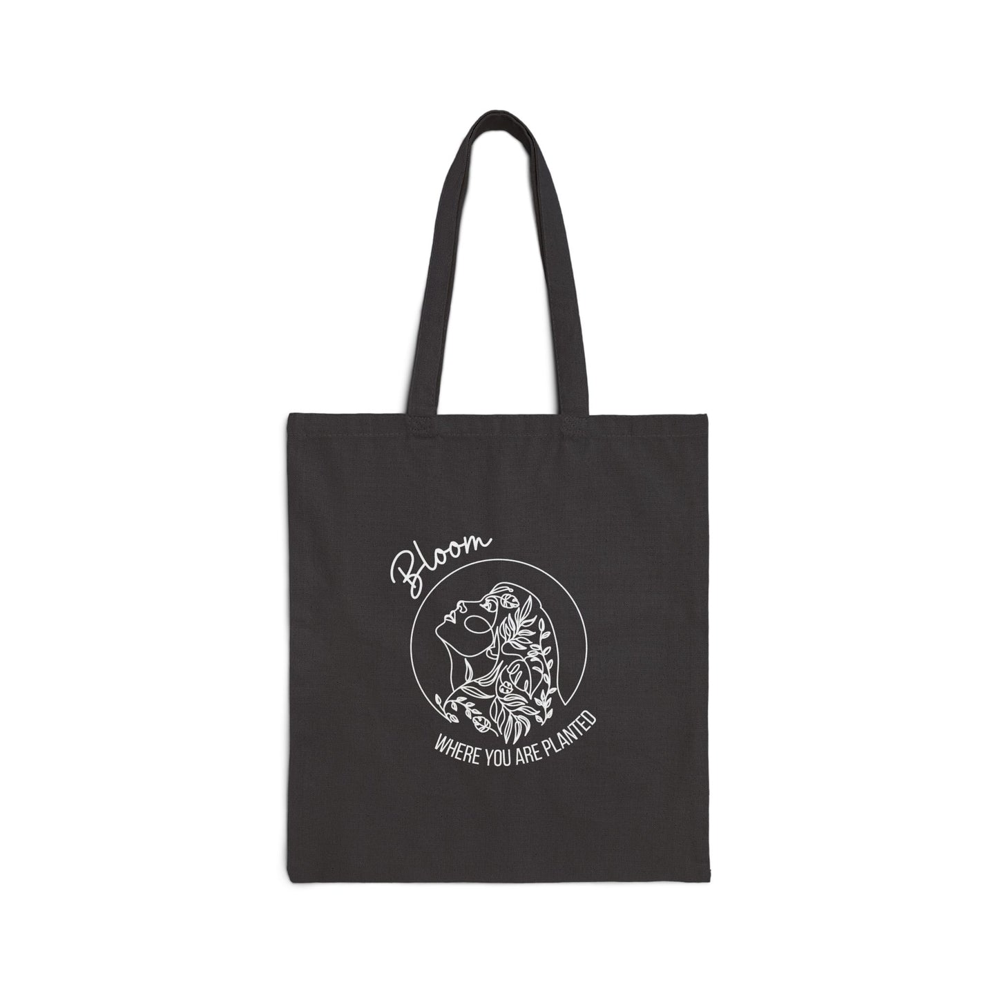 You Matter Bloom Where You Are Planted Cotton Canvas Tote Bag
