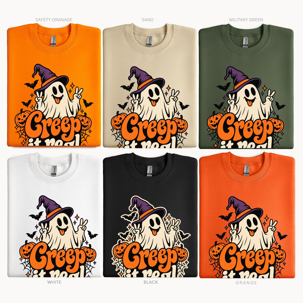 Halloween Creep it Real Pullover Sweatshirt