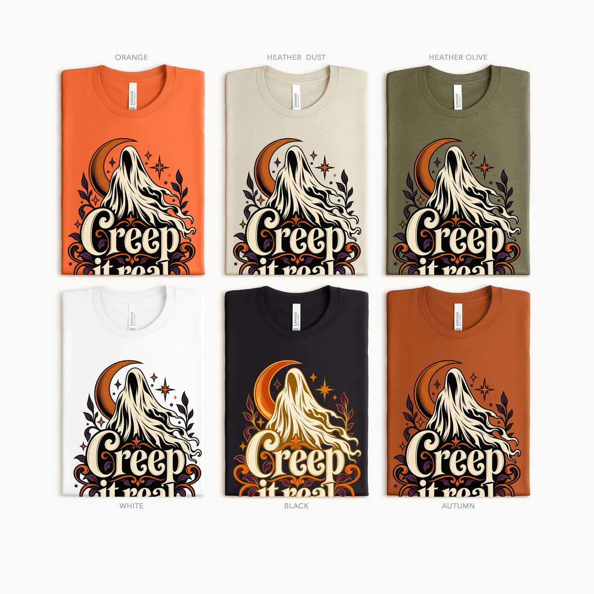Halloween Creep it Real Boho Adult/Youth Light Weight Shirt