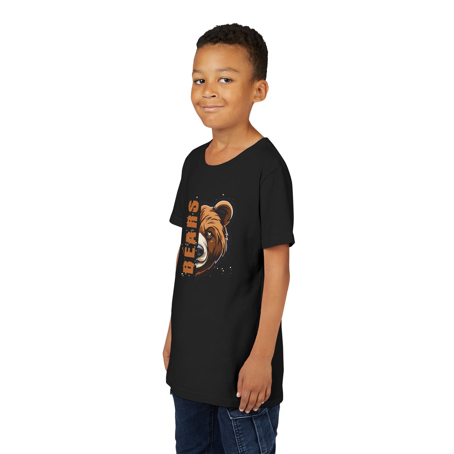 Youth Short Sleeve T-Shirt - Team School Bears Lions Print