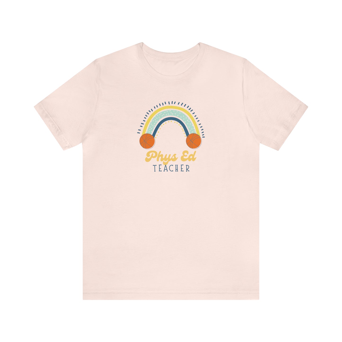PE Teacher Rainbow Tee