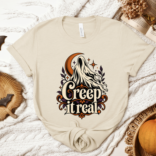 Halloween Creep it Real Boho Adult/Youth Light Weight Shirt