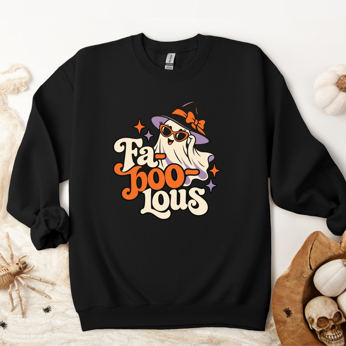Halloween Fab-Boo-lous  Pullover Sweatshirt