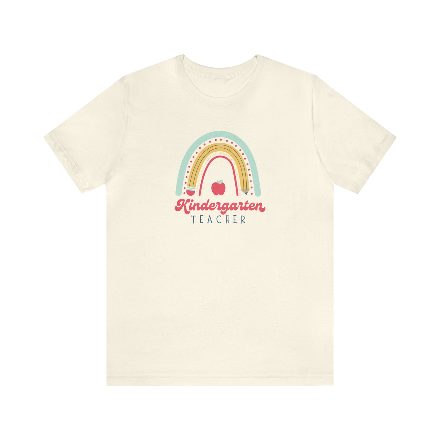 Kindergarten Teacher Rainbow Tee