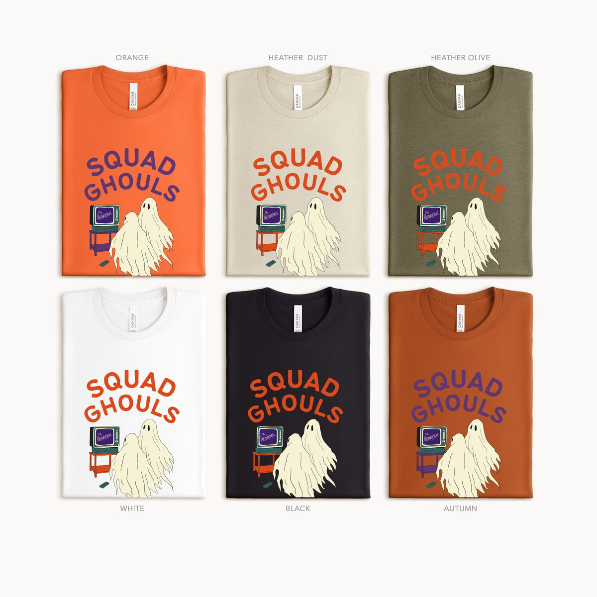 Halloween Squad Ghouls Adult/Youth Light Weight Shirt