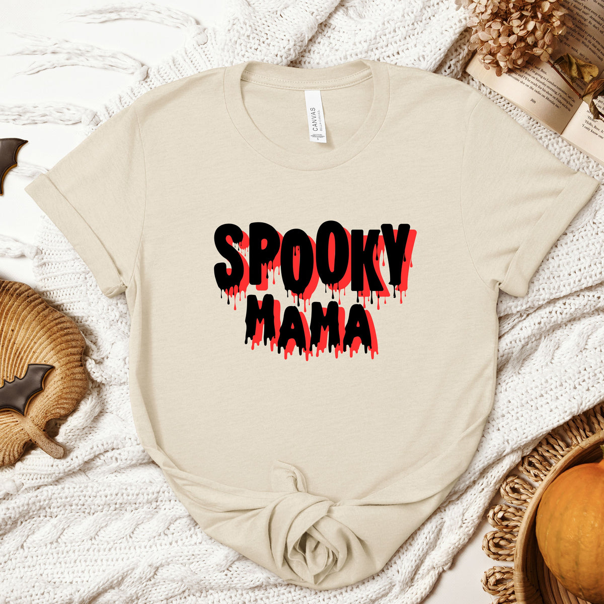 Halloween Spooky Mama Adult/Youth Light Weight Shirt