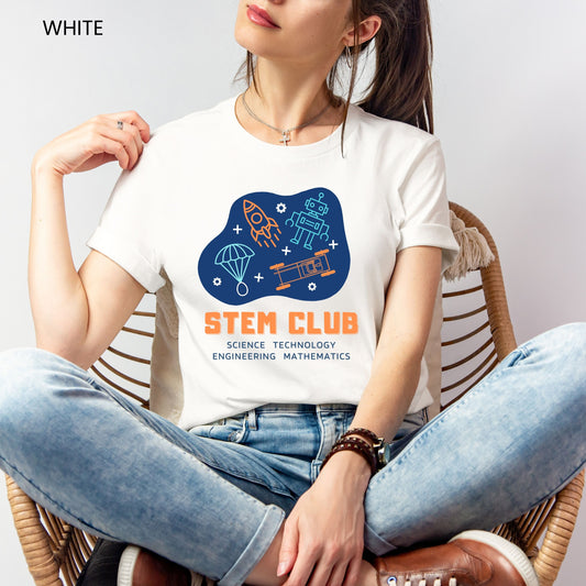 STEM Club Word Blob Customizable Adult and Youth Tee