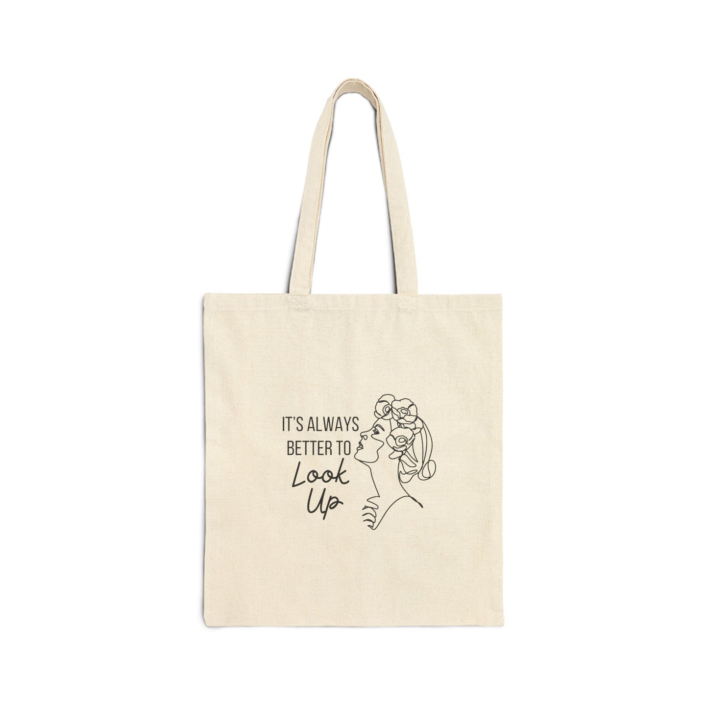 You Matter Look up Cotton Canvas Tote Bag