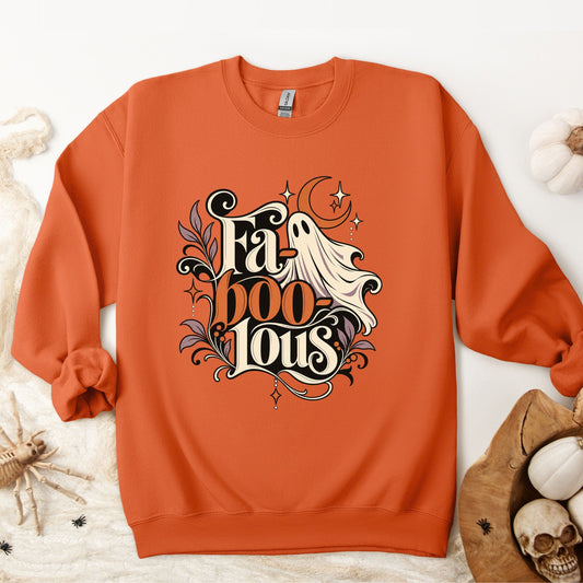 Halloween Fab-Boo-lous Boho Pullover Sweatshirt