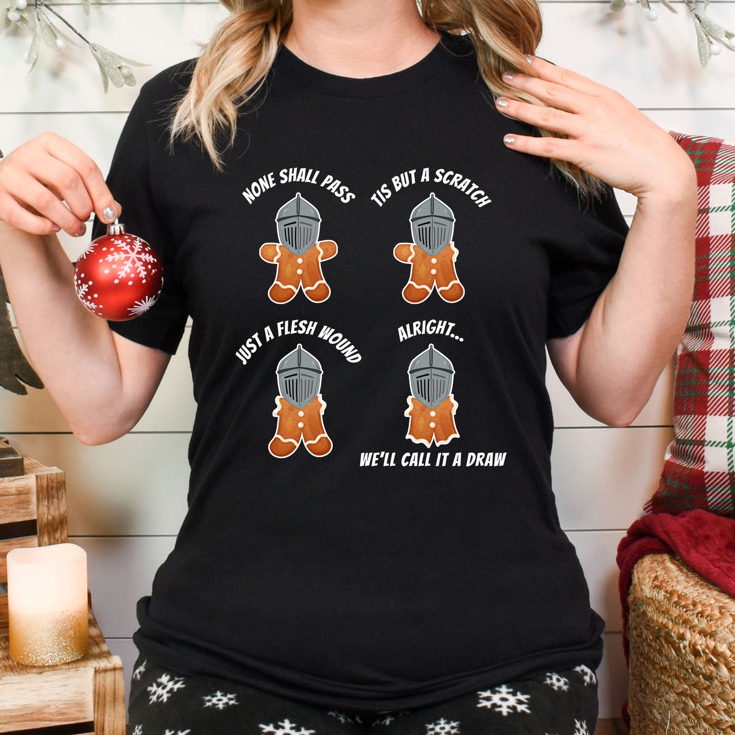 Christmas Unisex Alright We’ll Call It a Draw Midweight Tee