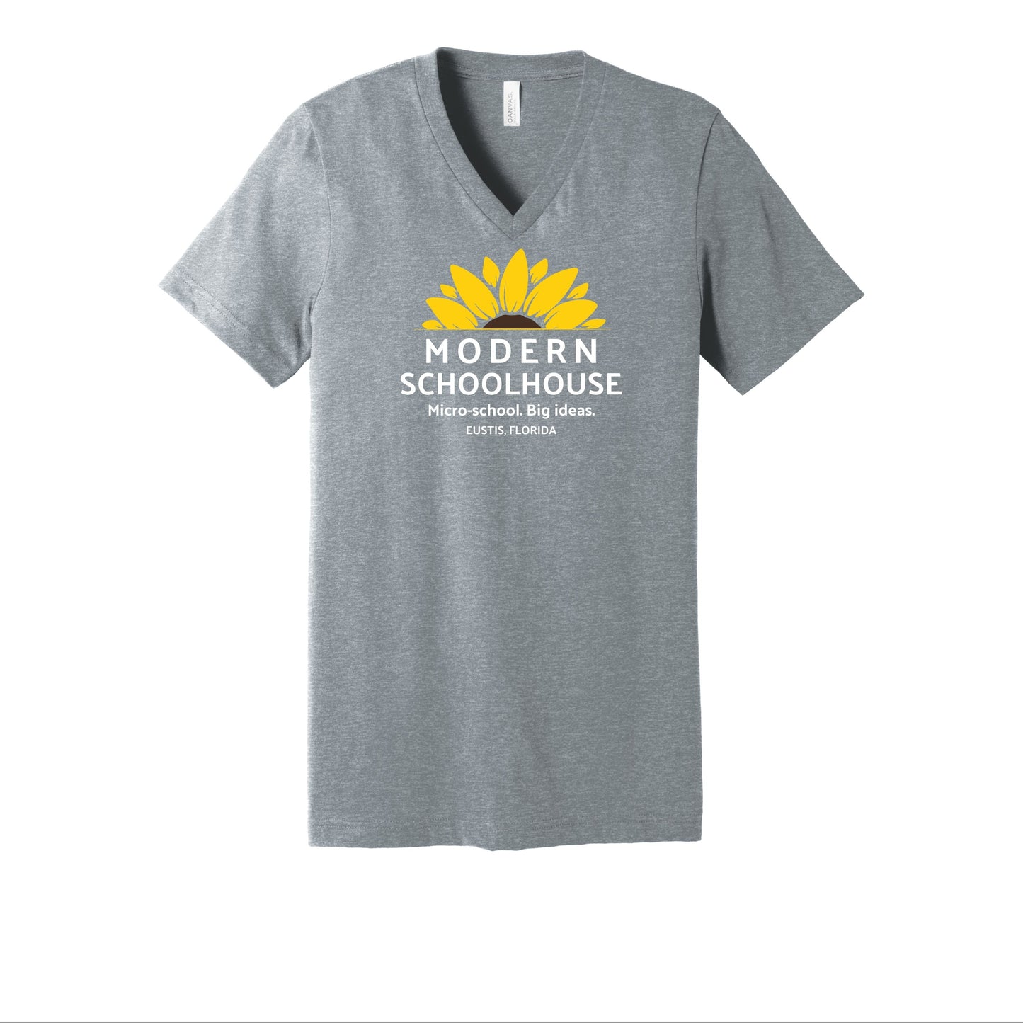Modern Schoolhouse Adult V-Neck Tee