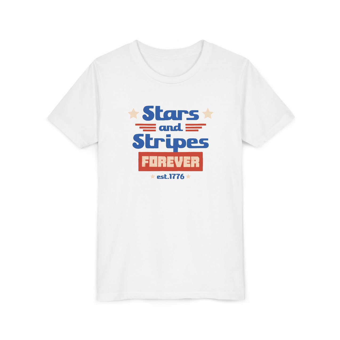 Patriotic Stars and Stripes Forever Youth Tee