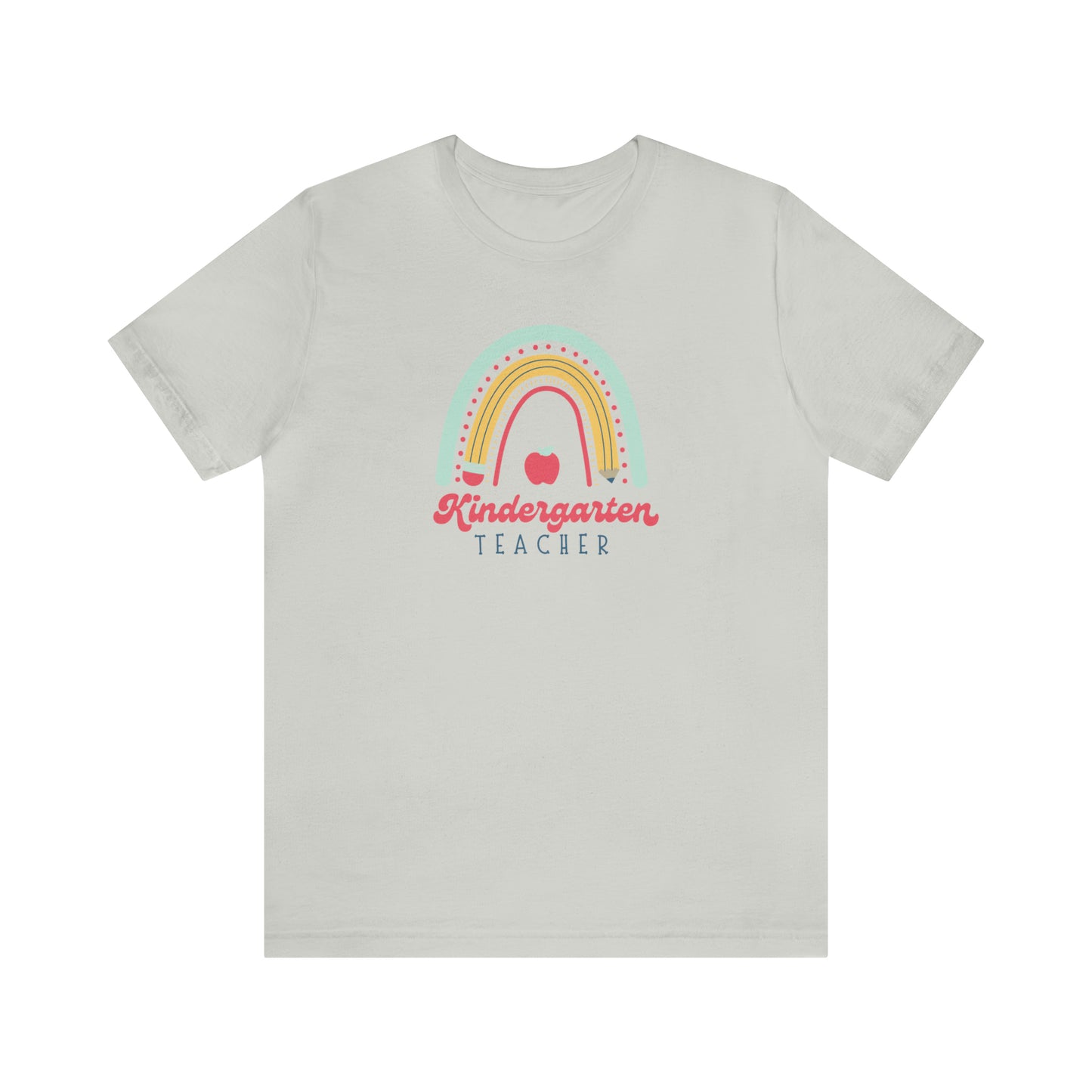 Kindergarten Teacher Rainbow Tee
