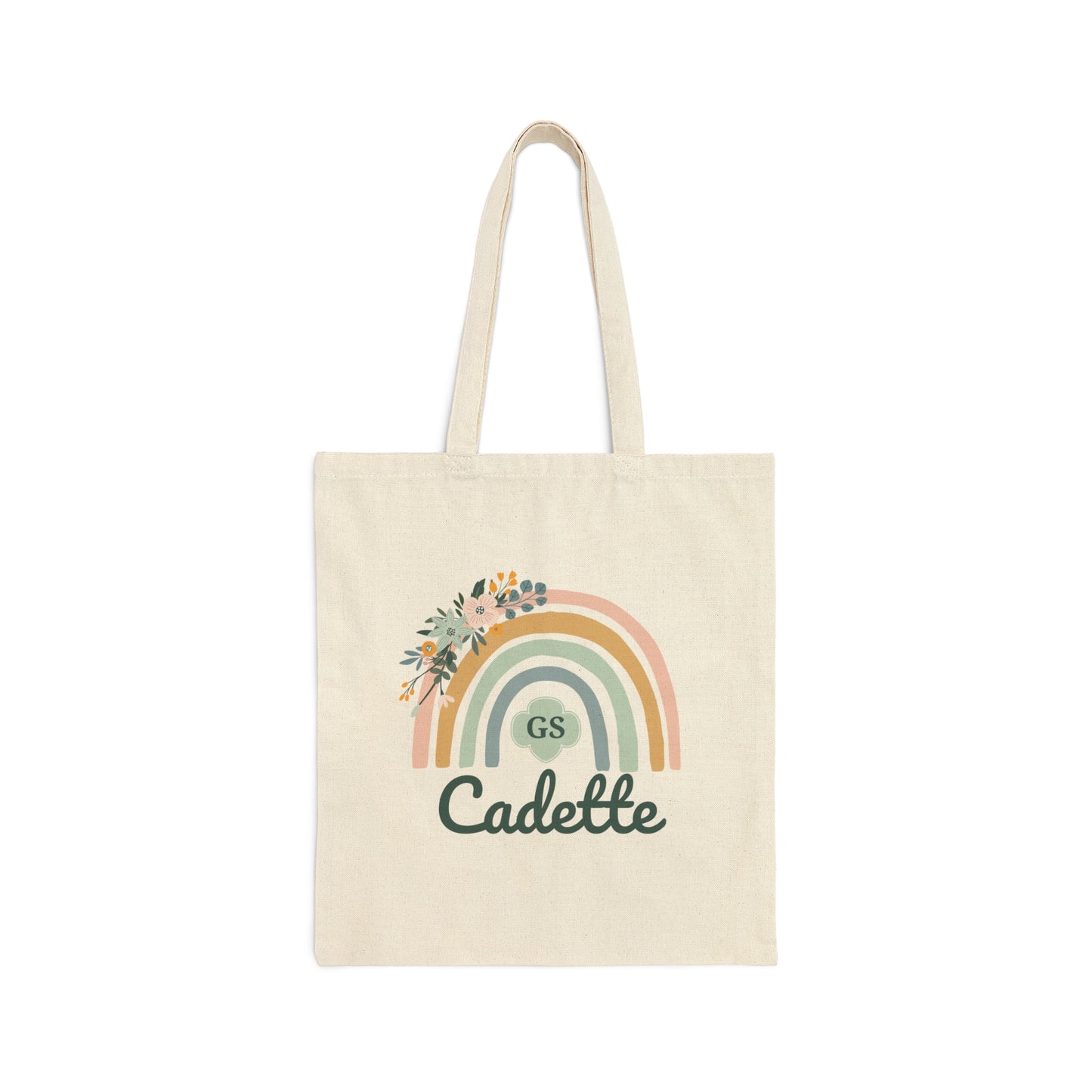 Girl Scout Cadette Cotton Canvas Tote Bag