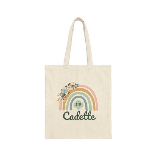 Girl Scout Cadette Cotton Canvas Tote Bag