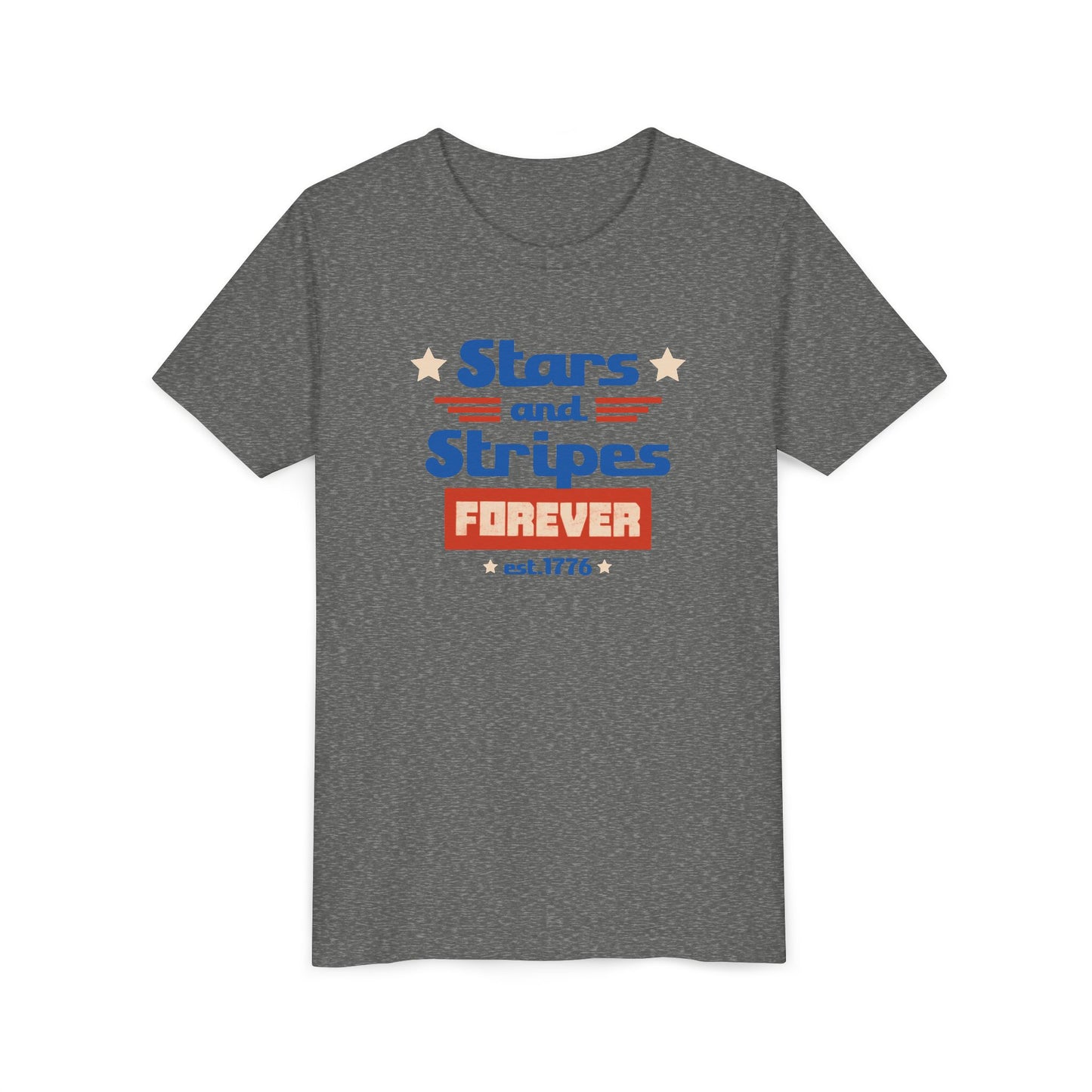 Patriotic Stars and Stripes Forever Youth Tee