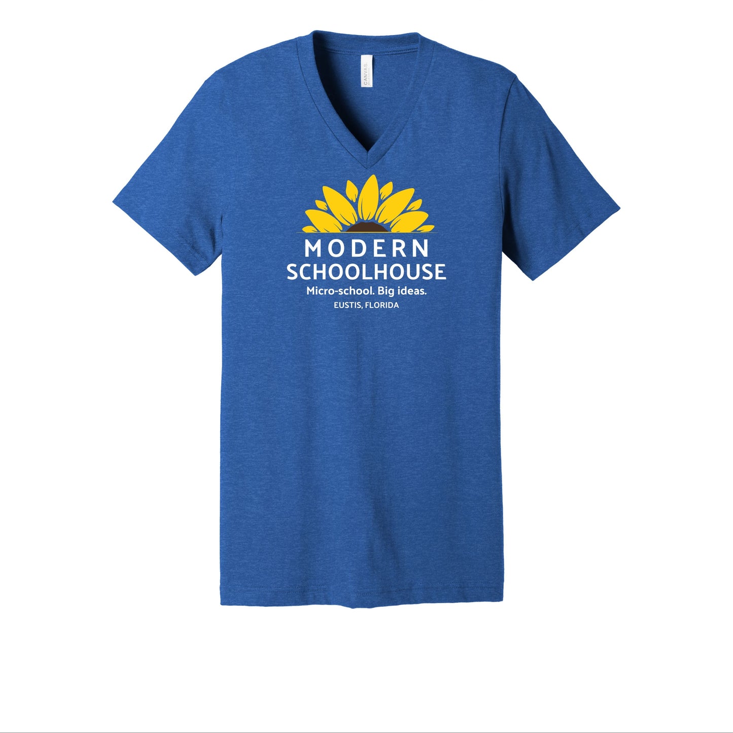 Modern Schoolhouse Adult V-Neck Tee