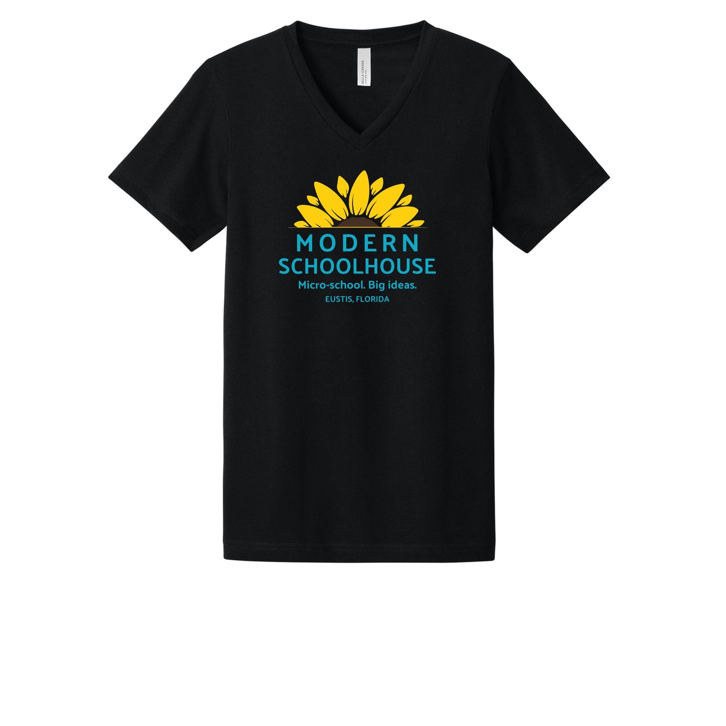Modern Schoolhouse Adult V-Neck Tee