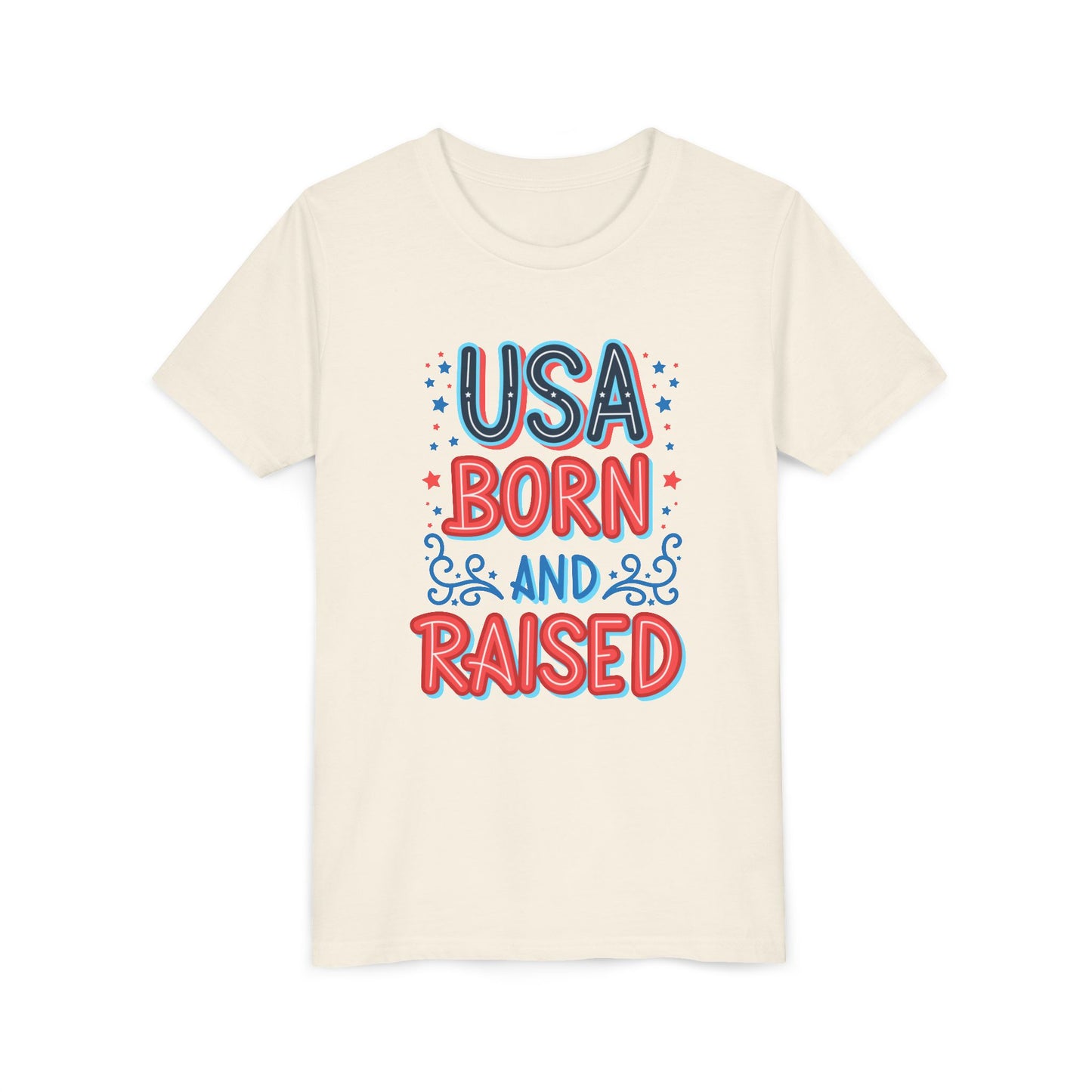USA Born & Raised Youth Tee