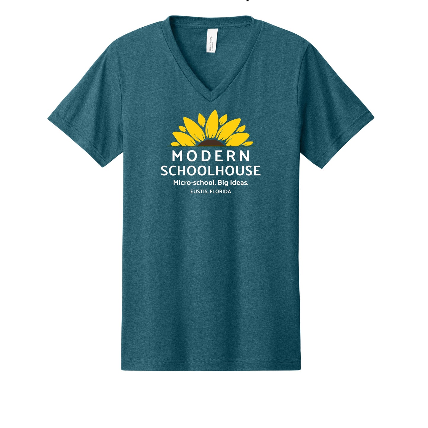 Modern Schoolhouse Adult V-Neck Tee