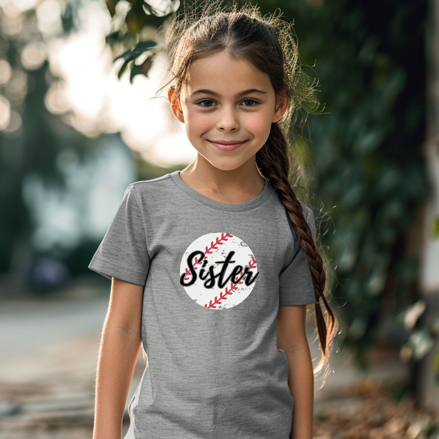 Baseball Brother and Sister Sports Vintage Style Shirt