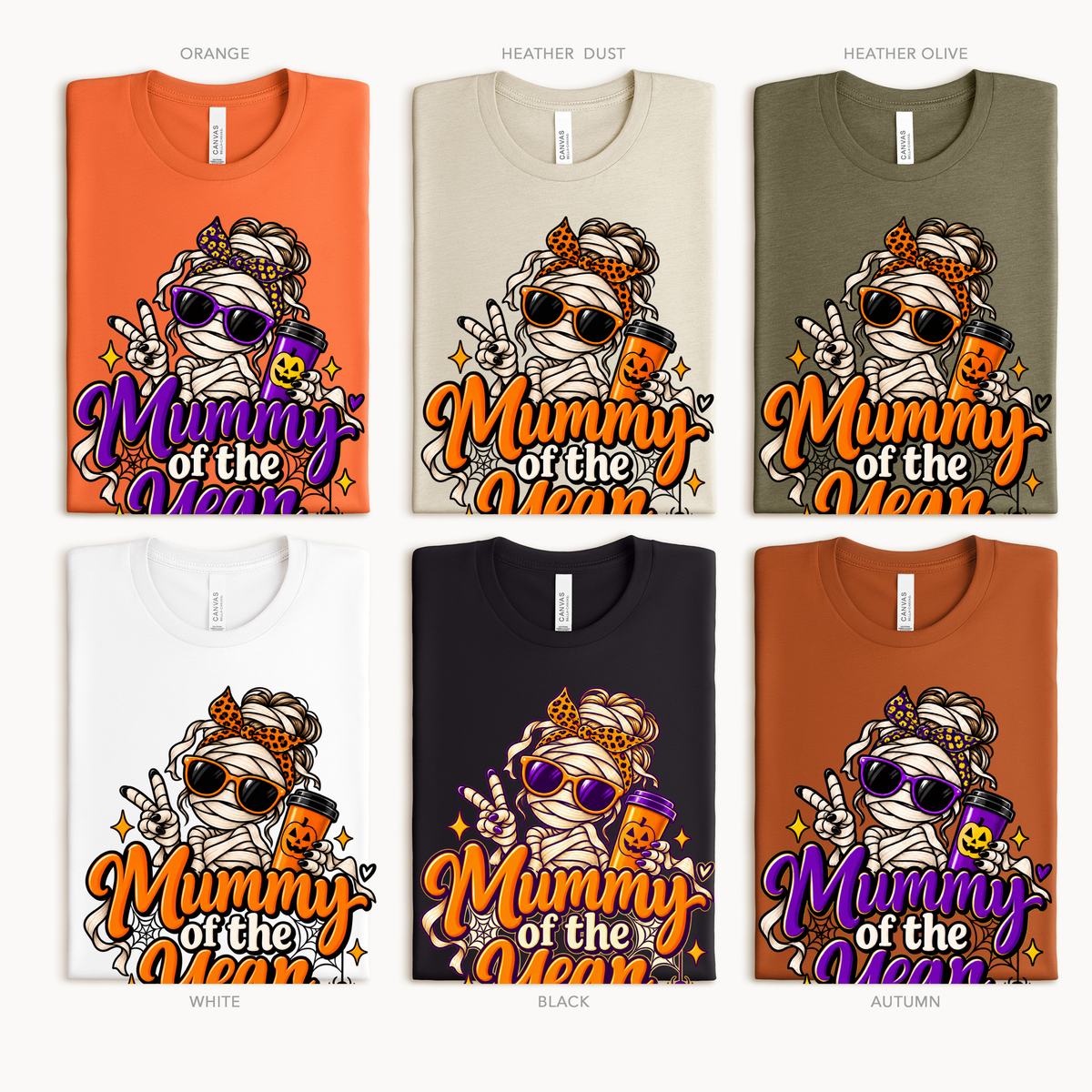 Halloween Mummy of the Year Adult/Youth Light Weight Shirt