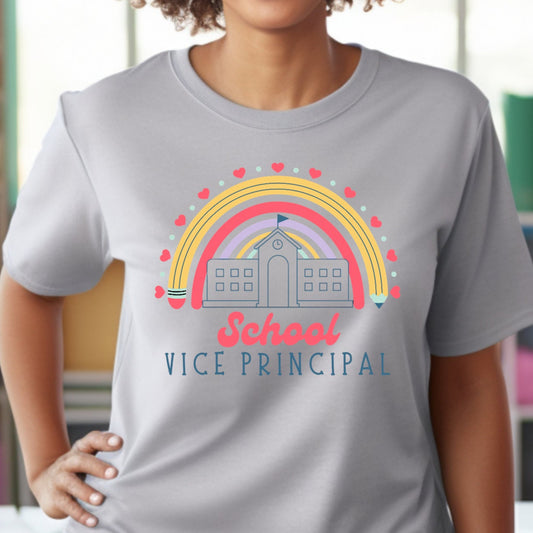School  Vice Principal Rainbow Tee
