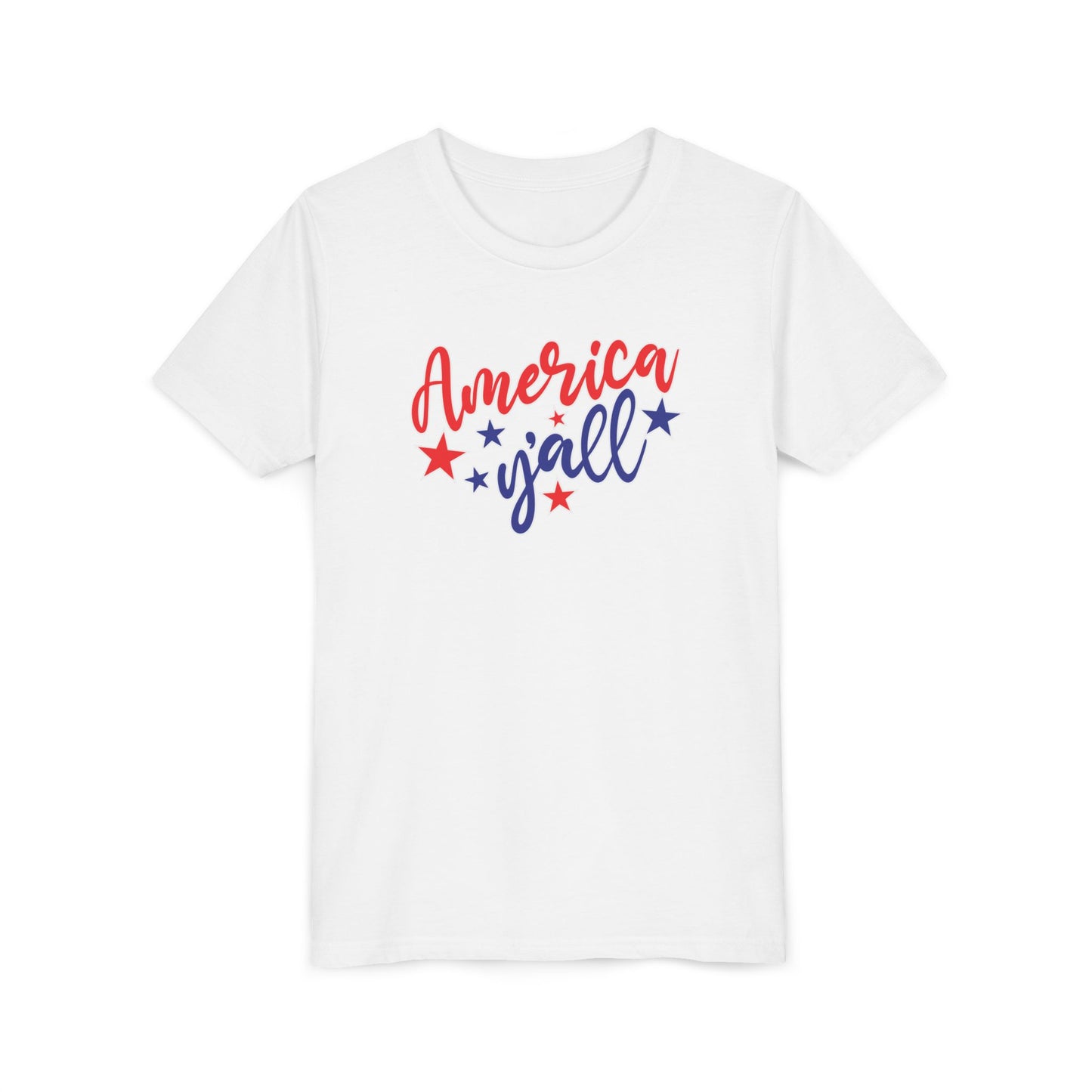 Patriotic America Y'all Youth Tee