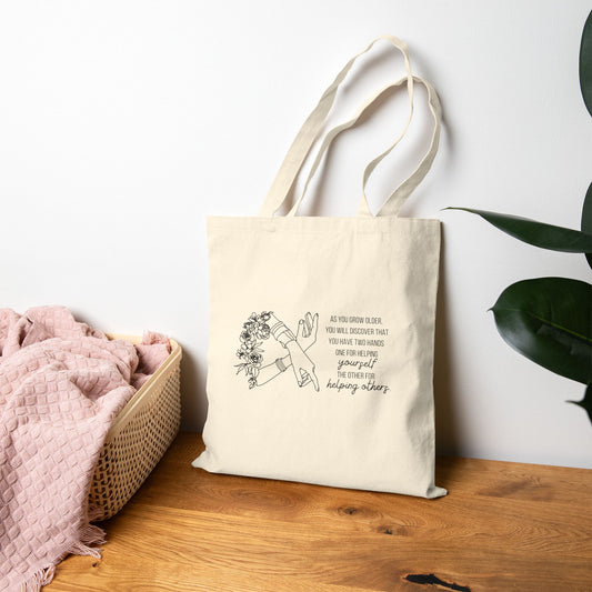 You Matter Hands Cotton Canvas Tote Bag
