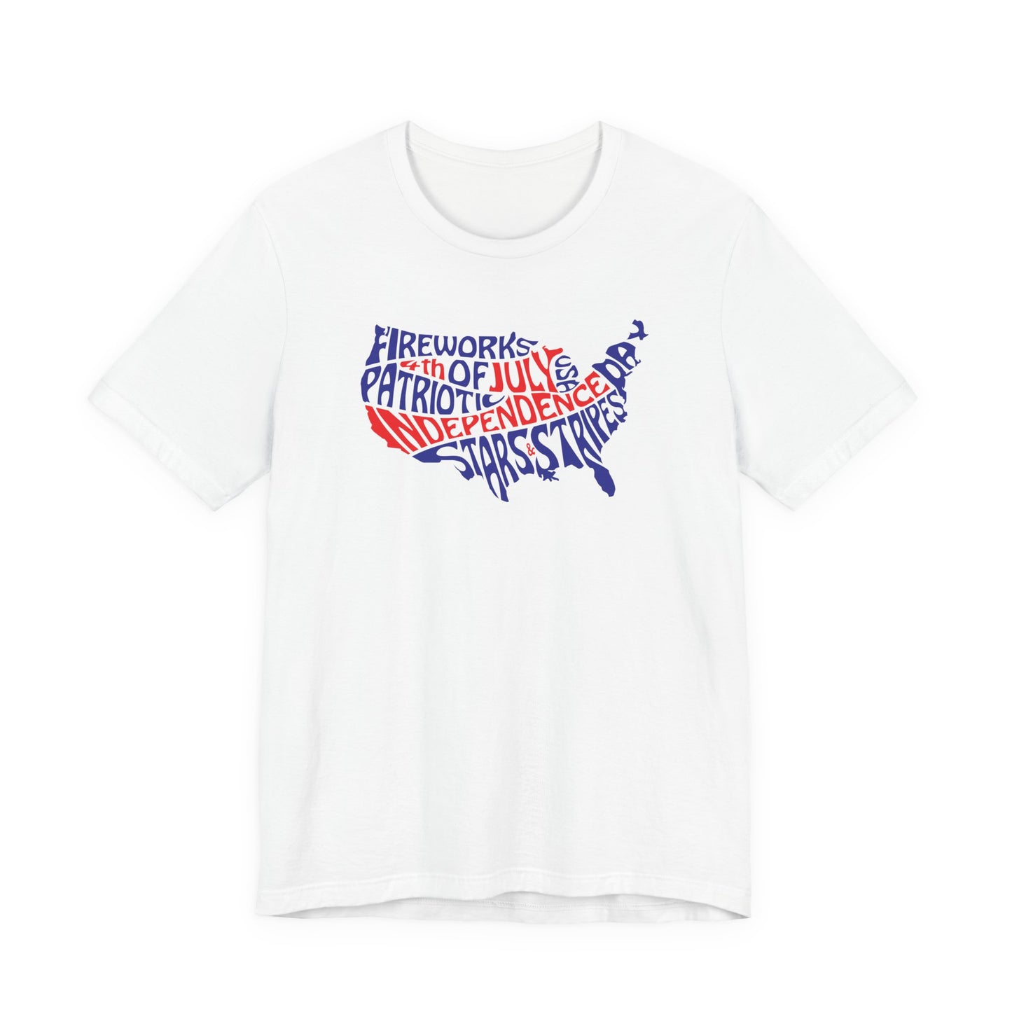 Patriotic USA Word Bubble T-Shirt