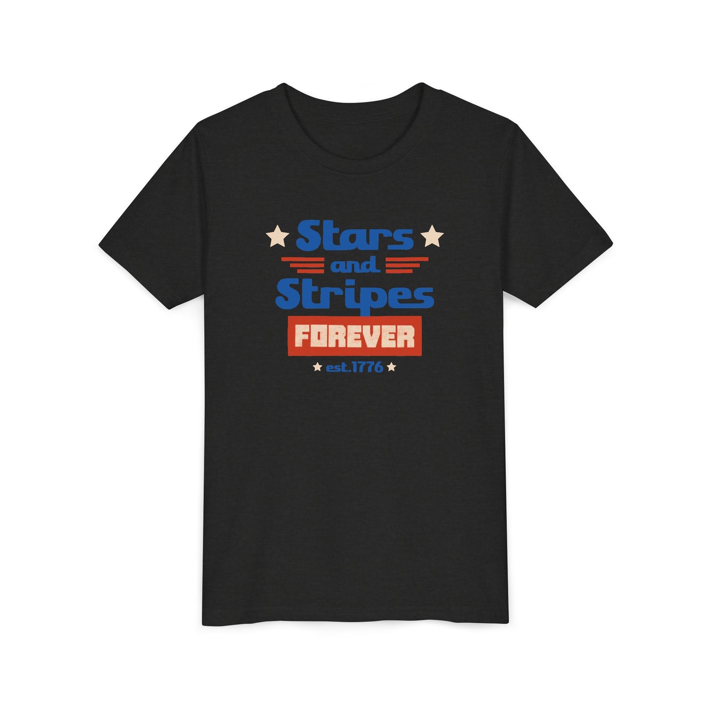 Patriotic Stars and Stripes Forever Youth Tee
