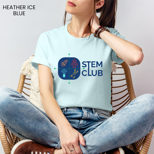 STEM Club Quadrants Customizable Adult and Youth Tee