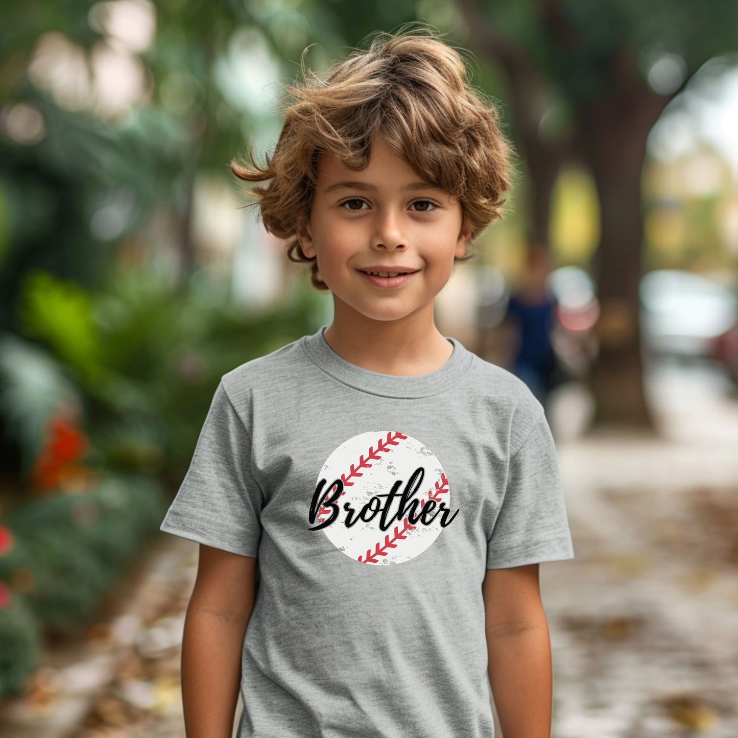 Baseball Brother and Sister Sports Vintage Style Shirt