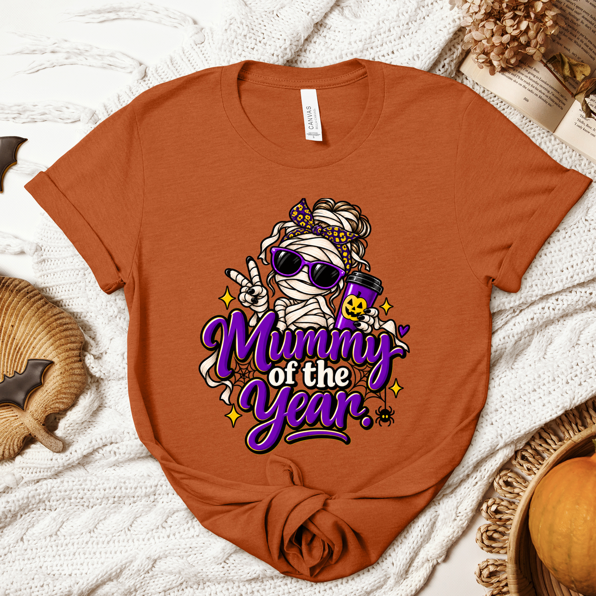 Halloween Mummy of the Year Adult/Youth Light Weight Shirt