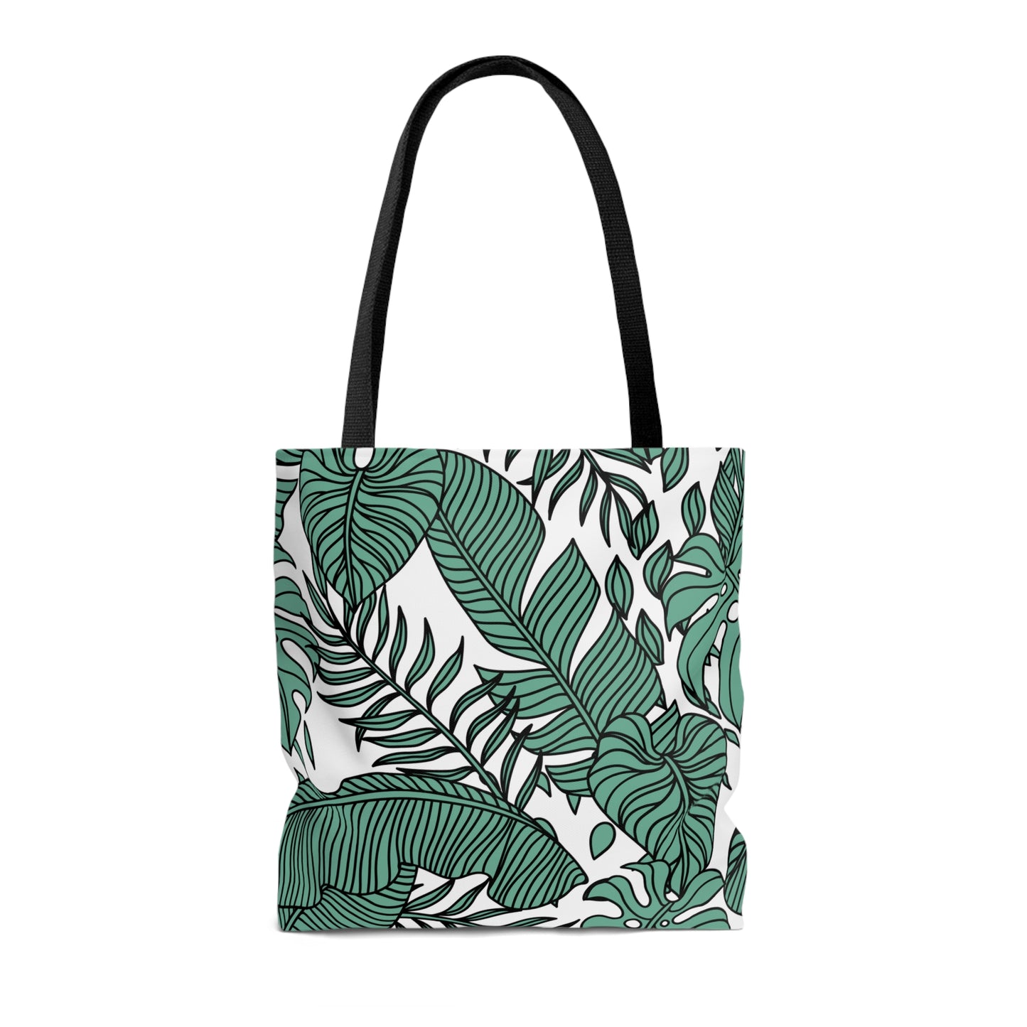 LDS Christian Scripture Church Tote Bag Green Floral